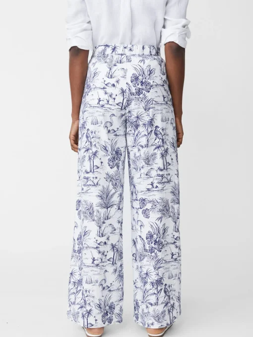 Amal Pants in Heron Toile