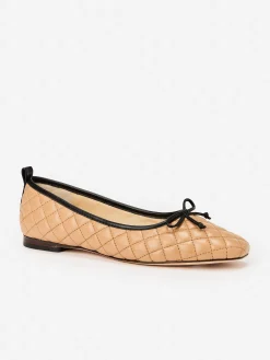 Anastasia Quilted Leather Flats
