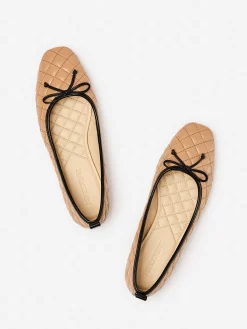 Anastasia Quilted Leather Flats