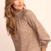 Antonia Blouse in Abstract Order