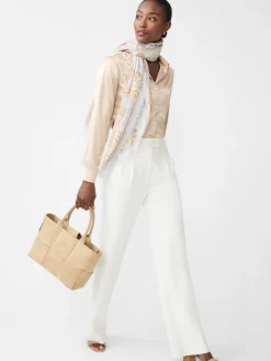 Bellini Scarf in Paisley Diamond Border