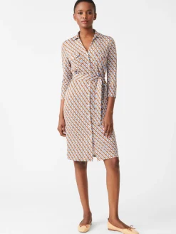 Brynn Dress in Mini Fernwood Geo