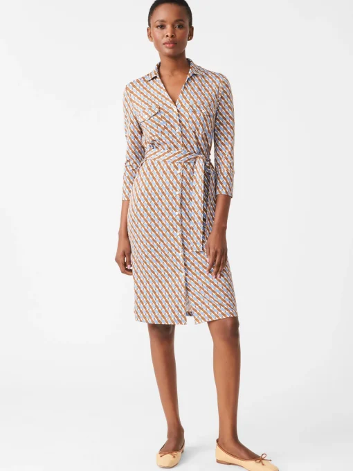 Brynn Dress in Mini Fernwood Geo