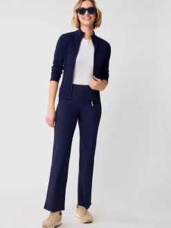 Carmel Pants in Riptide Jacquard