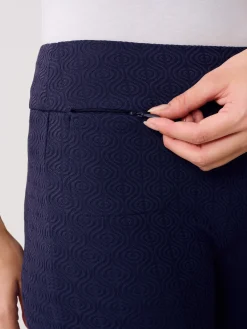 Carmel Pants in Riptide Jacquard