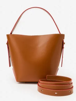 Crawford Leather Bucket Bag