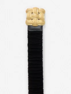 Daisy Velvet Belt