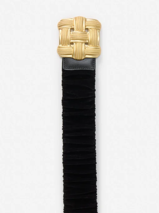 Daisy Velvet Belt