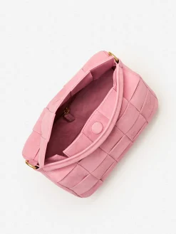 Deni Woven Suede Crossbody