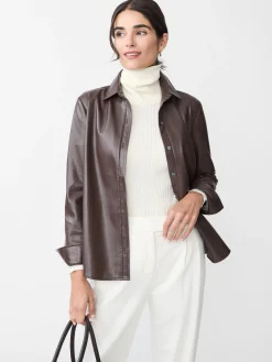 Denver Vegan Leather Shirt