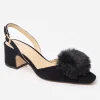 Dita Suede Slingback Heels