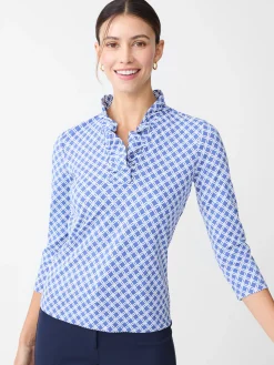 Durham Ruffle Top in Happy Hour