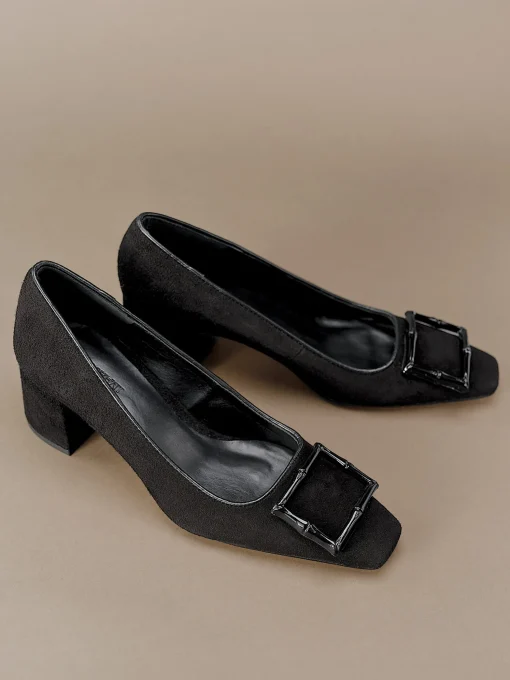 Feodora Suede Heels