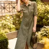 Freda Dress in Ink Dot