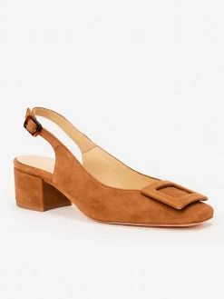 Frenchette Suede Slingbacks