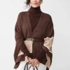 Harriet Cashmere Wrap in Color Block