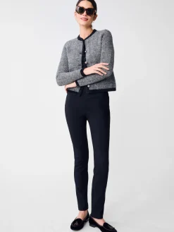 Inez Cardigan in Herringbone Jacquard