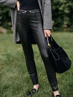 Jules Vegan Leather Leggings