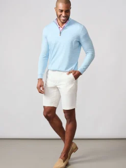 Justin 1/4 Zip Sweater in Stripe
