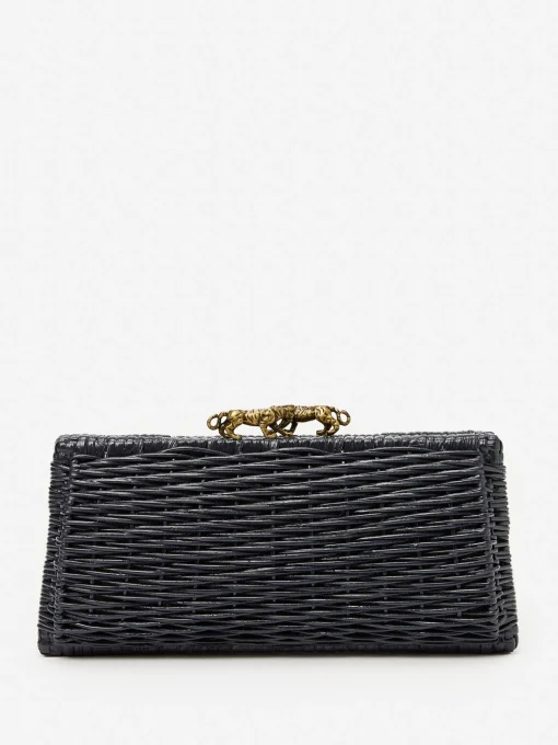 Keaton Wicker Clutch