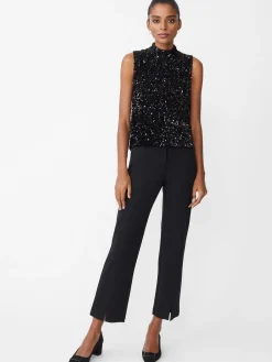 Leeza Sleeveless Sequin Top