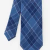 Linen Tie in Plaid