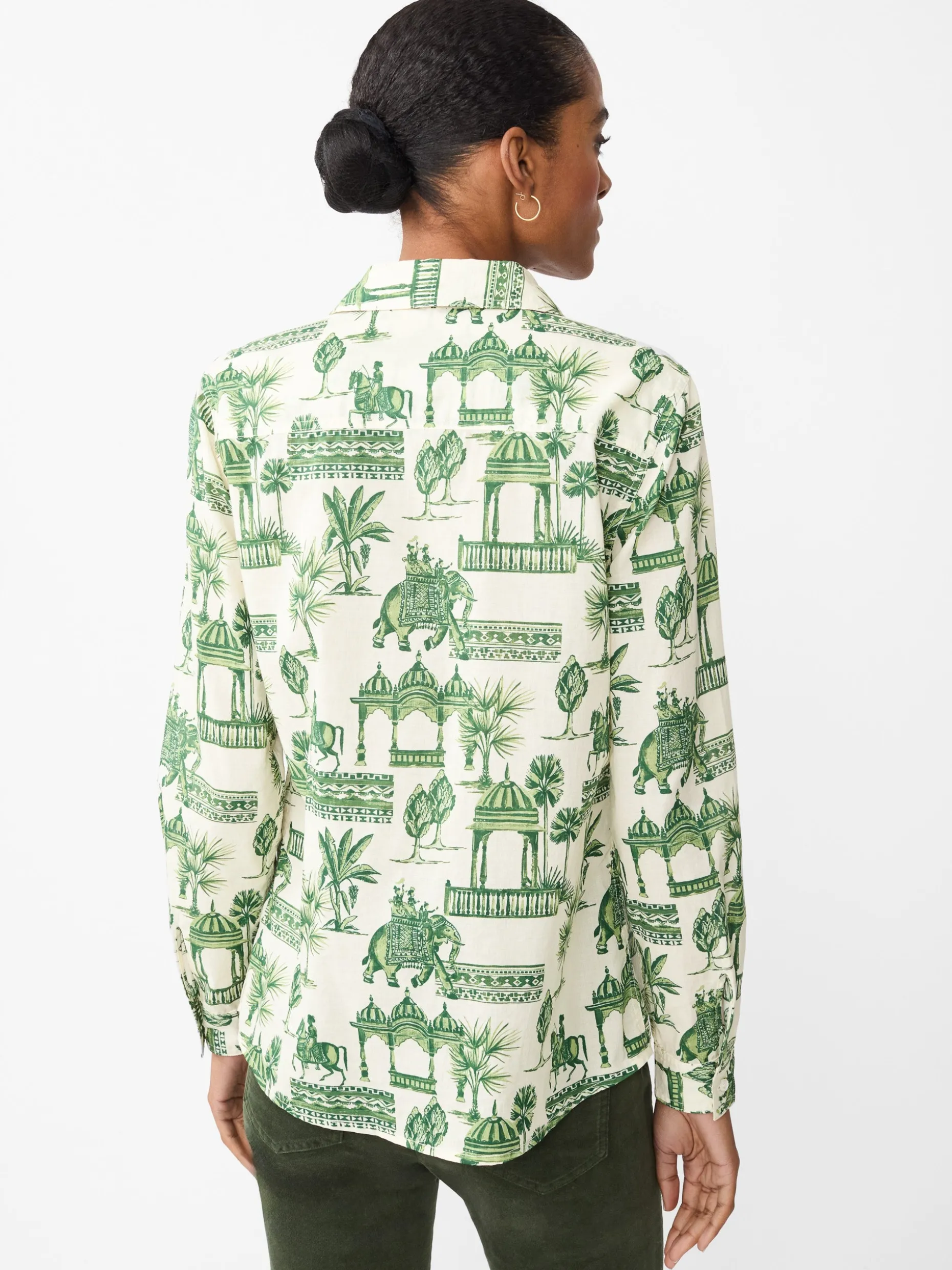 Lois Shirt in Desert Toile