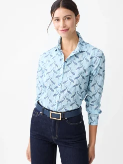 Lois Shirt in Micro Ibis Crest