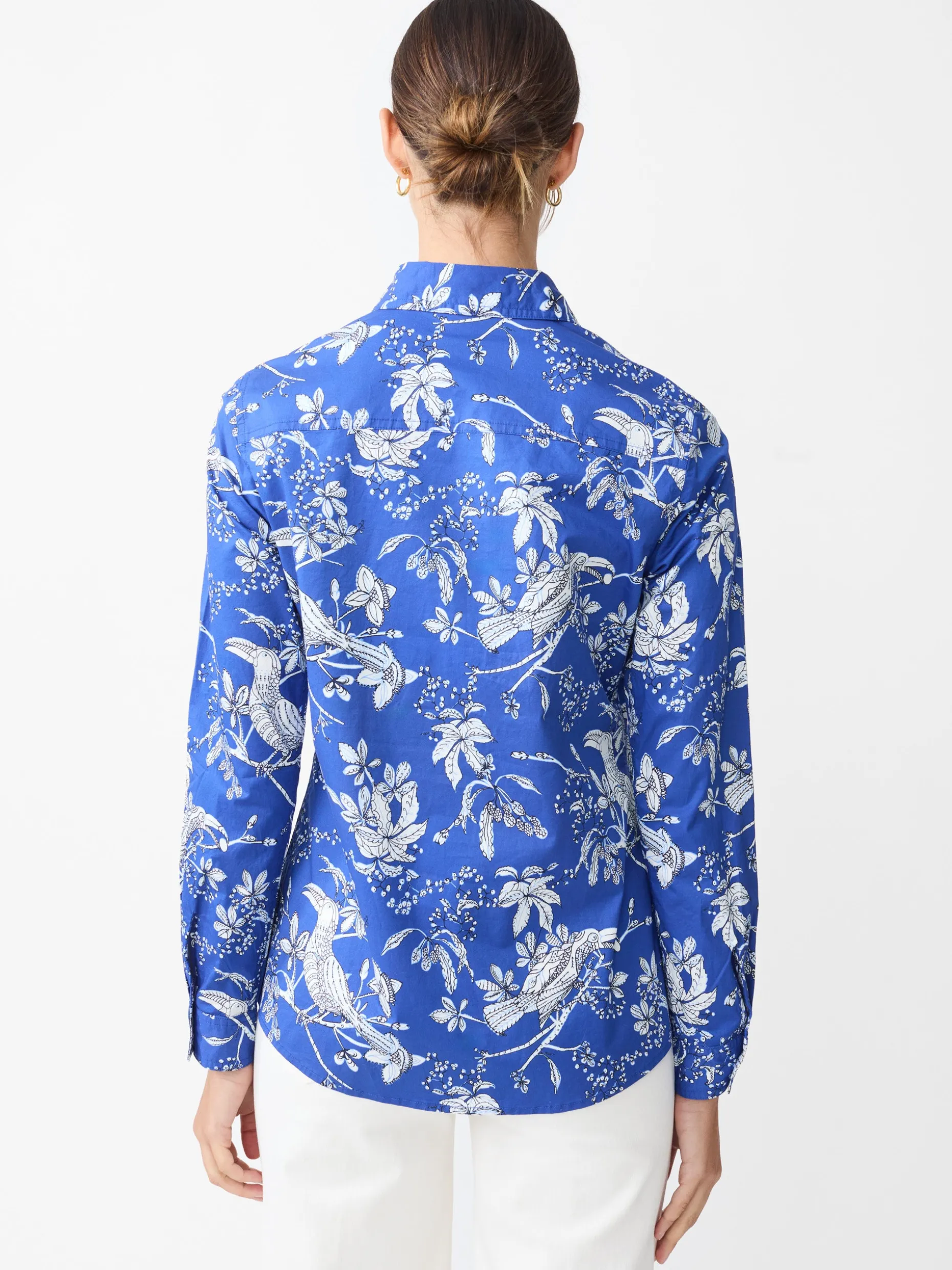 Lois Shirt in Toucan Sketch Geo