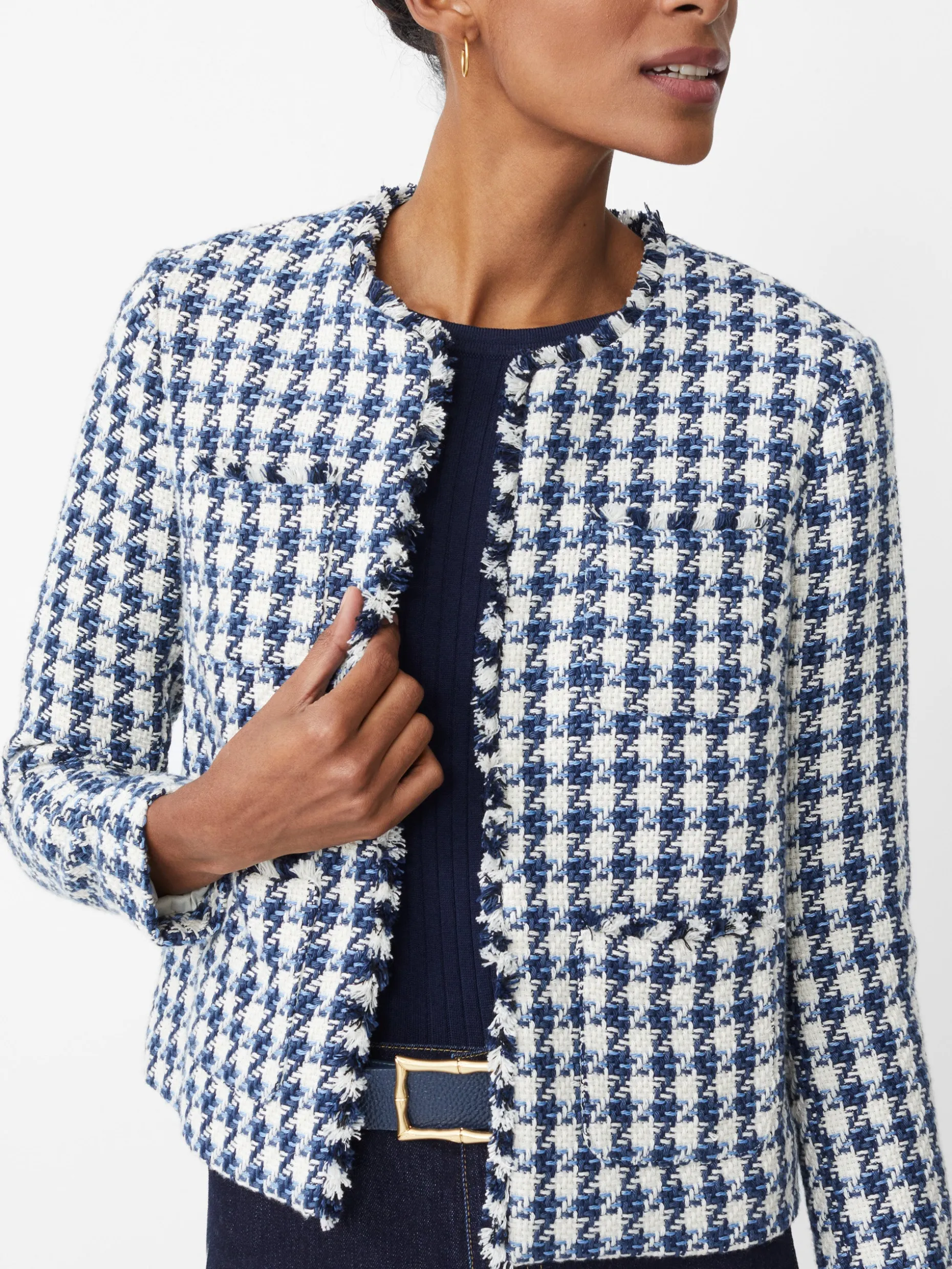 Martha Jacket in Houndstooth