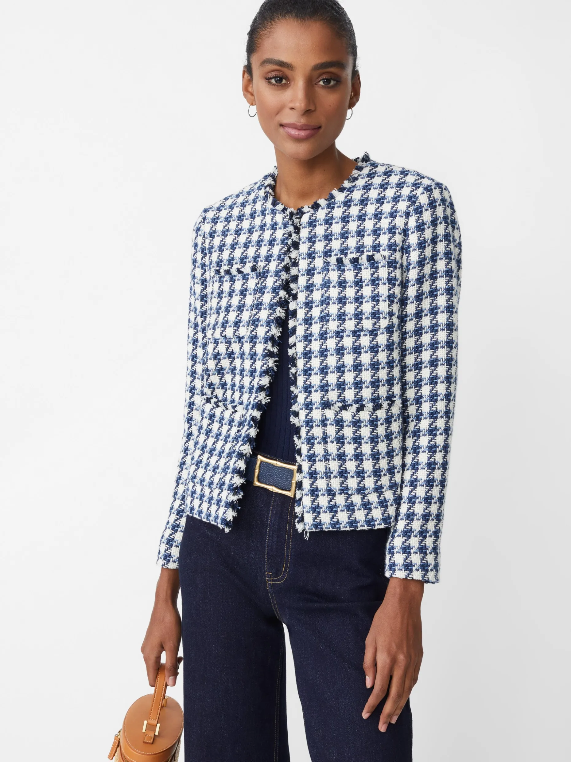 Martha Jacket in Houndstooth