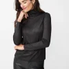 Nadia Metallic Turtleneck