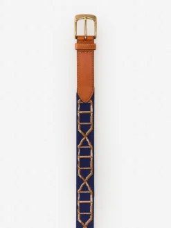 Needlepoint Belt in Bamboo