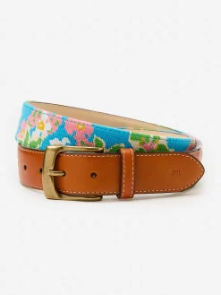 Needlepoint Belt in Floral