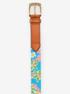 Needlepoint Belt in Floral