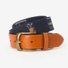 Needlepoint Belt in Golf