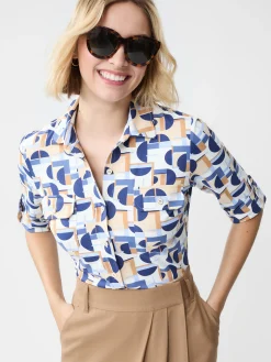 New Monroe Shirt in Mod Moons