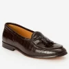 Oskar Leather Loafers in Croc