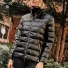 Sariah Vegan Leather Puffer Jacket