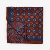 Silk Pocket Square in Foulard