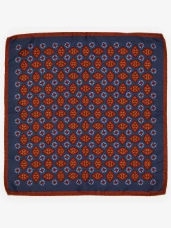 Silk Pocket Square in Foulard