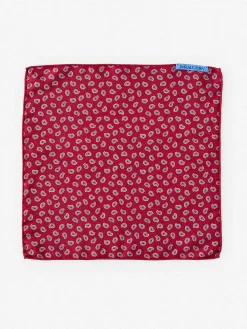 Silk Pocket Square in Foulard