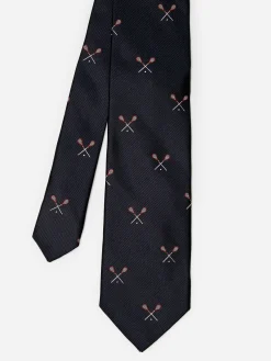 Silk Tie in Lacrosse Sticks