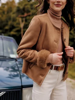 Telluride Faux Suede Jacket