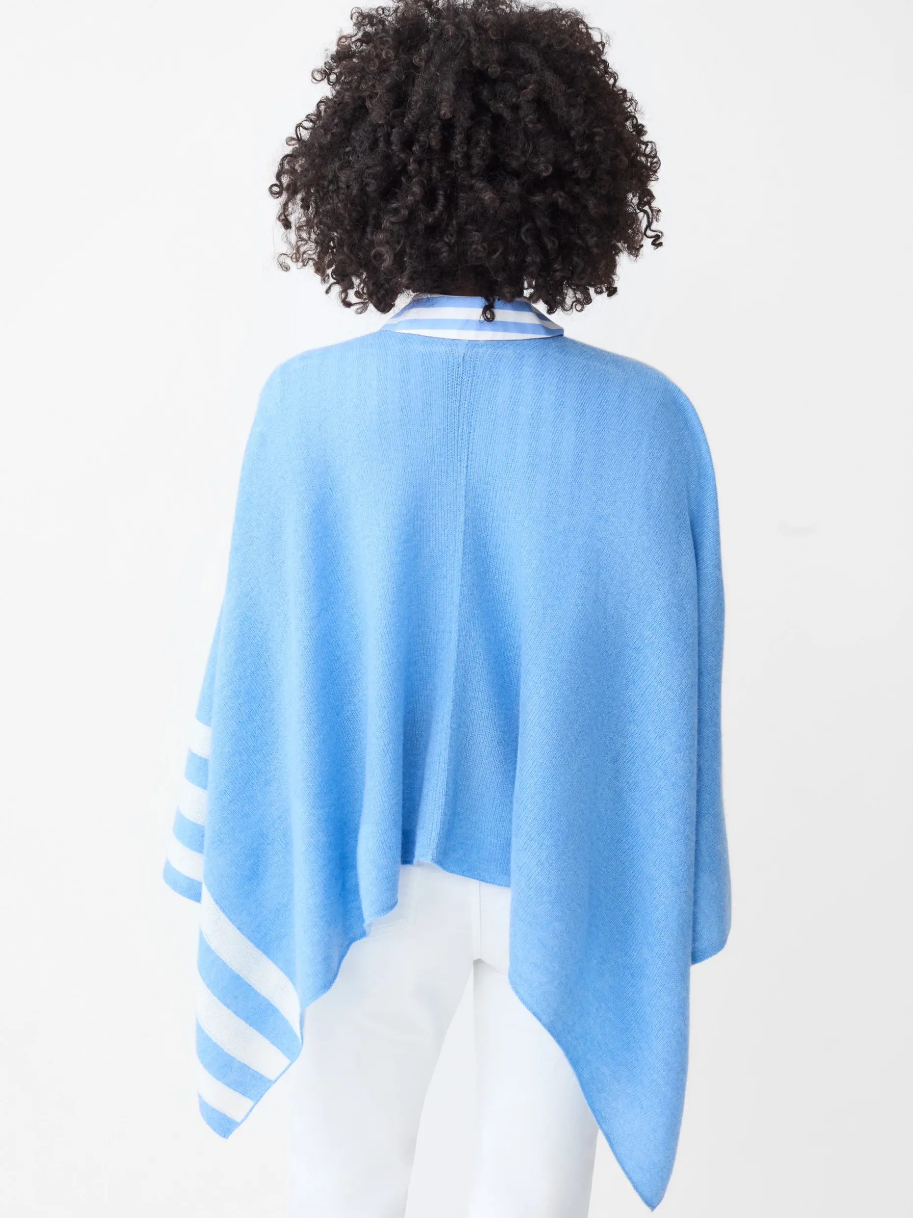 Veronique Cashmere Wrap in Stripe