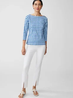 Wavesong Tee in Micro Hourglass