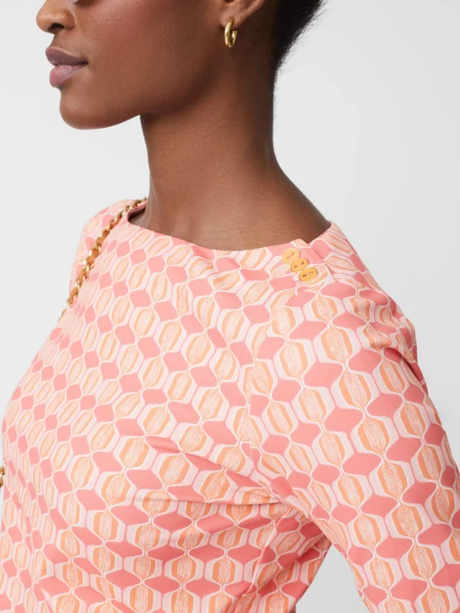 Wavesong Tee in Micro Hourglass