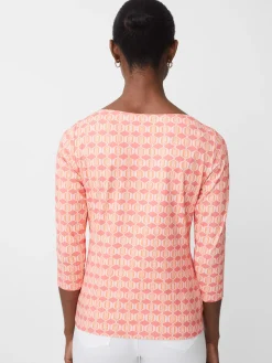 Wavesong Tee in Micro Hourglass