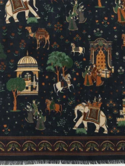 Wool Scarf in Palace Pictorial
